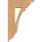 Ekena Millwork Legacy Traditional Smooth Bracket w/ Offset Brace, Western Red Cedar, 7 1/2"W x 20"D x 32"H BKT0806X20X32LEC01SWR - alternate 3